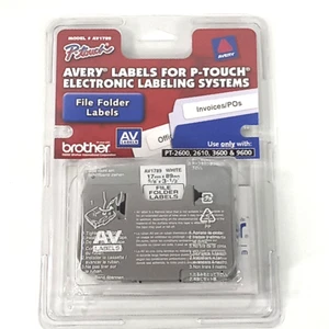 Genuine Avery AV1789 Brother P-touch 5/8" x 3-1/2" Address AV Labels New - Picture 1 of 2