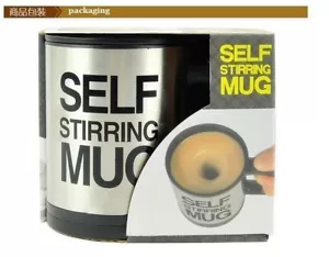 Automatic Electronic Self Stirring Mixing Stainless Steel Stir Cup Mug - Picture 1 of 7