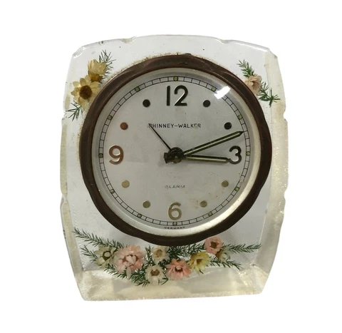 Phinney-Walker Clock Semca German Wind Up Alarm Clock Vintage Cover