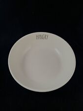 RAE DUNN BY MAGENTA HANGRY CERAMIC PASTA SOUP BOWL PREOWNED 8.25”