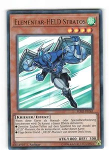 Yugioh ELEMENTAR-HELD STRATOS , blhr-de061 Ultra Rare deutsch NM 1. Auflage - Bild 1 von 2