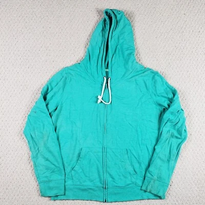 xhilaration Mujer XL Manga Larga Con Capucha Cremallera Completa Verde Azulado Suéter Ropa de Salón Foto 1 de 4