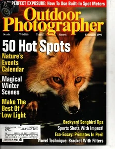 Outdoor Photographer Magazine February 1996 OOP - Picture 1 of 2