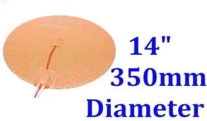 14" 350mm Dia 800W Round Circular Delta 3D Printer HeatBed JSRGO Silicone Heater - Picture 1 of 12
