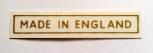 Made in England GOLD vinyl frame decal TRIUMPH NORTON BSA UK - Picture 1 of 1