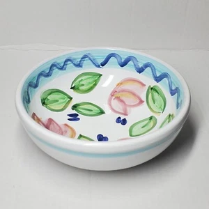 Caleca Impressions - 6" Inch All Purpose Bowl Tulips & Leaves Design - Picture 1 of 10