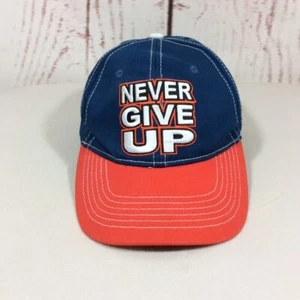 WWE John Cena Hat Wrestling Cap Never Give Up U Can't C Me U Can't Stop Me Blue - Picture 1 of 14