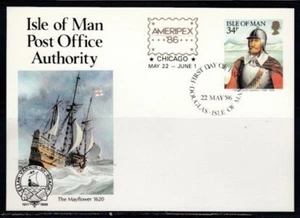 ISLE OF MAN The Mayflower MAXIMUM CARD - Picture 1 of 1