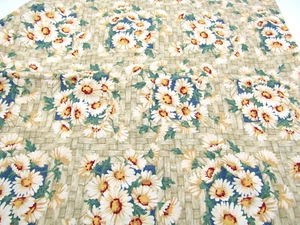 Fabric Cotton Daisy Days 44" X 1.5 yards - Picture 1 of 4