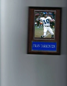 FRAN TARKENTON PLAQUE NEW YORK GIANTS NY FOOTBALL NFL - Picture 1 of 1