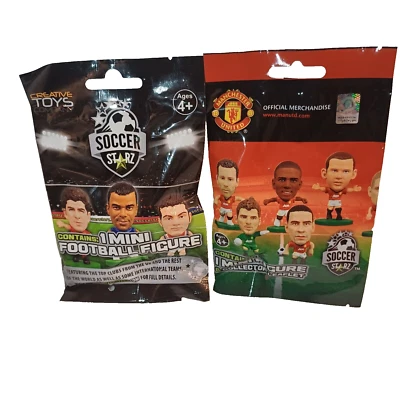 SoccerStarz Manchester United + Other Mini 1+1 Figures Blind Bags 2012 NOS - Image 1 of 4