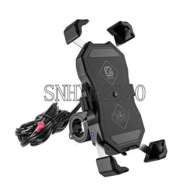 Wireless Charger Phone Holder Mount For Honda Shadow Phantom Aero Spirit VT750 - Image 1 of 4