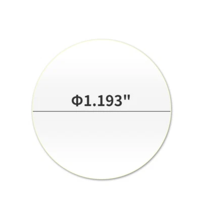 Transparent Curved Cover for Dial Caliper Test Indicator Replacement Dia 1.193" - Image 1 of 3