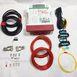 Sterling Power BB1230 B2B DC-DC 12v 30A Amp Full Charging Kit - Split Charger 2M - Picture 1 of 3