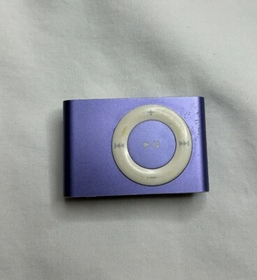 Apple iPod Shuffle 2nd Generation 1GB A1204 Purple For Parts/Repair - Image 1 of 3