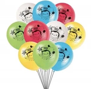 CURIOSO Globos George x10 Decoraciones Fiesta Cumpleaños Globo Látex Niñas Niños - Imagen 1 de 8