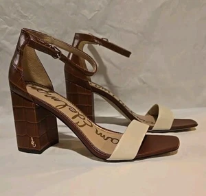 Sam Edelman Woman's Daniella Ankle Strap Block Heels Size 10.5  - Foto 1 di 16