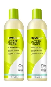 DevaCurl Low Poo Original Cleanser 12 oz Pack of 2 - Picture 1 of 2