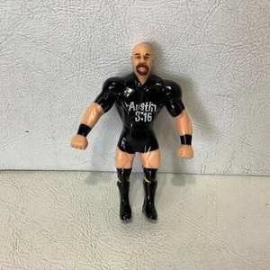 1998 Titan Sports Stone Cold Steve Austin WWF Bend Em Figure 3:16 3” - Bild 1 von 2