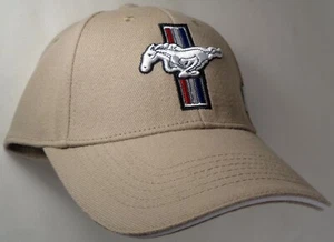 Gorra con licencia Ford Mustang Pony GT bronceado HR 197 - Imagen 1 de 2