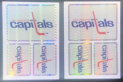 (6) x Вашингтон столицы винтажный НХЛ хоккей команды логотип голограмма карты наклейки - Изображение 1 из 2