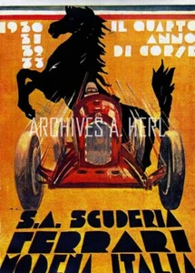 Scuderia Ferrari - Racing Team of Enzo Ferrari 1930-1933 impresión fotográfica - Imagen 1 de 1
