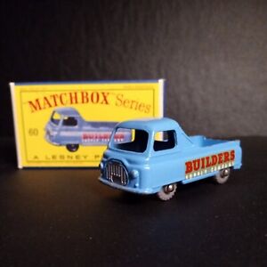  Matchbox Lesney #60a Morris J2 Pick-up In Crisp Original D1 Type Box