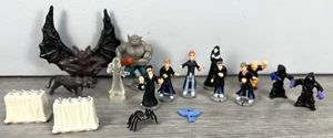 Vintage Polly Pocket Harry Potter Figures 2001 Ron Hermione Troll Lot of 17 pcs - Picture 1 of 4