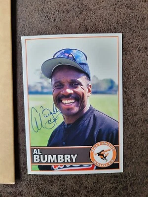 Al Bumbry Issue Postcard - Baltimore Orioles - Autographed! - Image 1 of 3