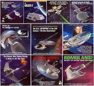 Elección de 10 FOLLETOS PUBLICITARIOS DE STAR TREK: The Original Series-Next Gen Franklin ¡Como nuevos! - Imagen 1 de 9