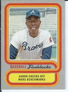 Flashbacks de béisbol Hank Aaron 2019 Topps Heritage - Imagen 1 de 1