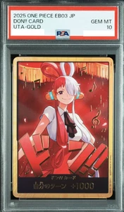PSA10 2025 DON!! KARTE UTA GOLD EB03 JAPAN - Bild 1 von 2