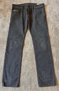 Pantalones de mezclilla para hombre Diesel SAFADO-X 0819D regular ajustados rectos grises W33 L34 hechos en Italia - Imagen 1 de 19