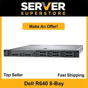 Dell PowerEdge R640 Server 2x Gold 6138 = 40 Cores H730P 64GB RAM 2x trays - Picture 1 of 8