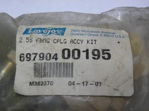 NEW Lovejoy 697904 00195 2.5S  Flange Coupling Accessory Kit 69790400195 - Picture 1 of 3