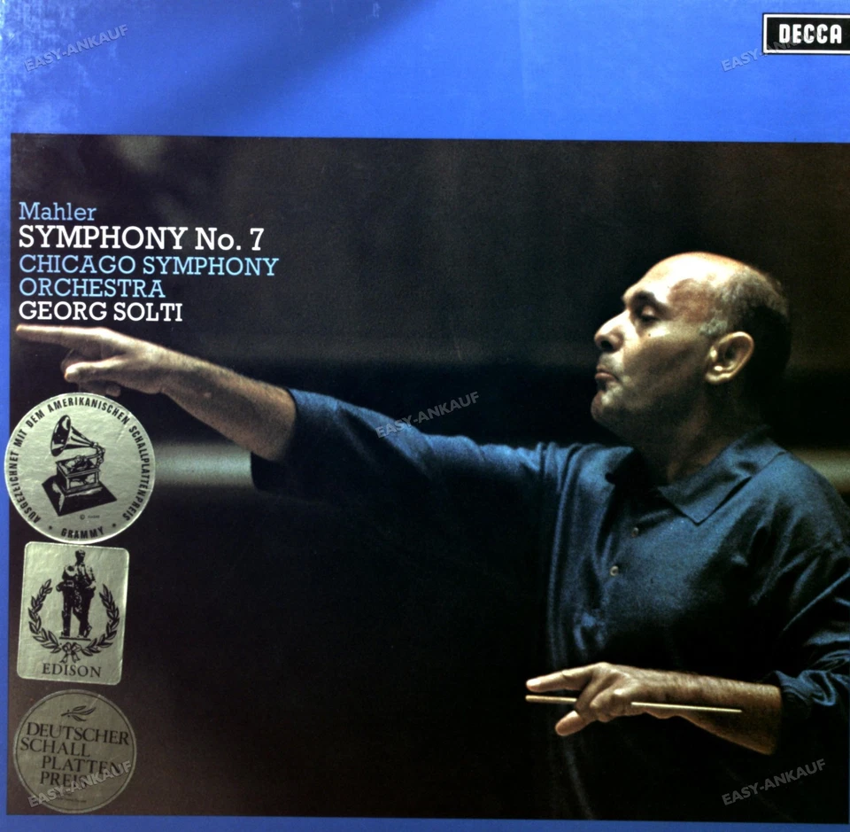 Georg Solti, Mahler, Chicago Symphony Orchestra - Symphony No.7 2LP '* - Image 1 of 1