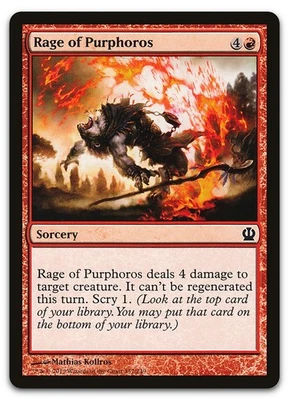 Rage of Purphoros #137 (NM) Theros THS Magic MTG - Image 1 of 2