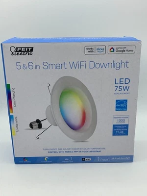 Feit Electric Smart WiFi Downlight LED 75W 1000 Lumens 1 Pack - Image 1 of 4