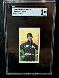 Piedmont Cigarettes T206 Filder Jones 1910 (manos en la cadera) - Imagen 1 de 2