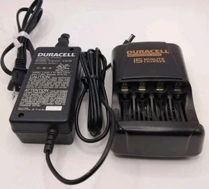 Cargador de batería Duracell CEF15NC 15 minutos NiMH con adaptador de corriente CEF15ADPUS - Imagen 1 de 9