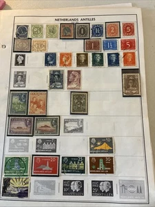 Collection Foreign Pages Mint Used Nederland Antilles Nb160b - Picture 1 of 12
