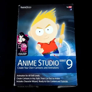 Anime Studio Debut 9 SmithMicro, Create Cartoons & Animations - NEW Sealed - Picture 1 of 4