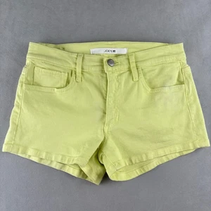 Joes Jeans sonnig gelb Denim Shorts Damen 27 hell Frühling Statement hergestellt in den USA - Bild 1 von 9
