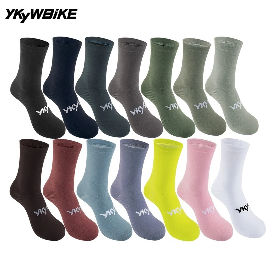 YKYW Racing Ciclismo Calcetines Transpirables Absorbentes de Humedad Correr Deportes Calcetines Foto 1 de 4