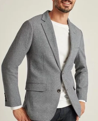 Blazer Bonobos Tejido Italiano 40R Calce Ajustado Gris Medio NUEVO Y Foto 1 de 4