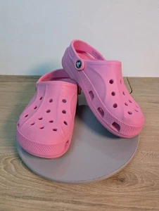CROCS Baya Clog Slip On Clogs Solid Pink Size 6M 8W Comfort Comfy - Imagen 1 de 10