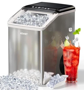 Encimera para hacer hielo Nugget, acero inoxidable 40 lb/24 H - Imagen 1 de 4