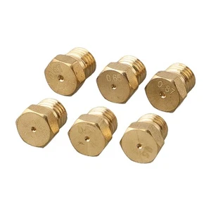 For LPG Burner Conversion Kit Includes Six Different Sized Brass Nozzles - Picture 1 of 12