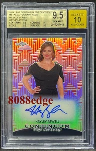 2024 POP CENTURY CONTINUUM AUTO: HAYLEY ATWELL #23/49 AUTOGRAPH BGS 9.5 GEM MINT - Picture 1 of 10