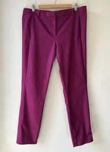 COS Women’s XL Purple Tapered Slim Dress Pants EU 44 UK 16 Work Office Corporate - Picture 1 of 12